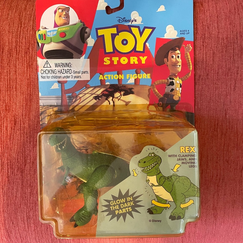1995 Toy Story Glow in the Dark Rex